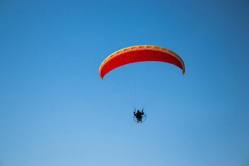 Red paramotor