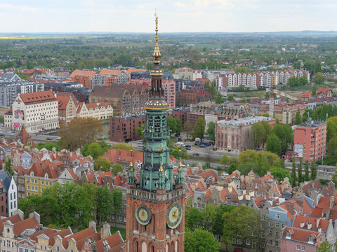 danzig in Polen von oben