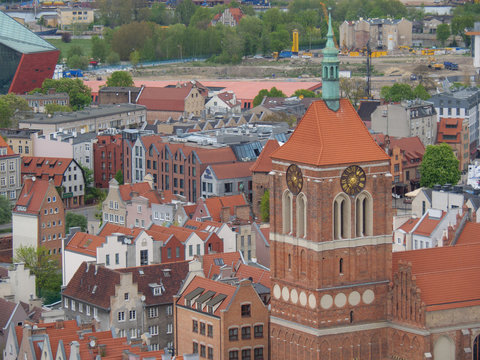 danzig in Polen von oben