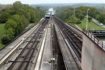 Inclined plane - Ronquières, Belgium