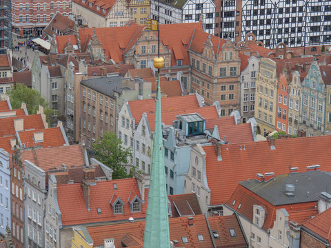 danzig in Polen von oben