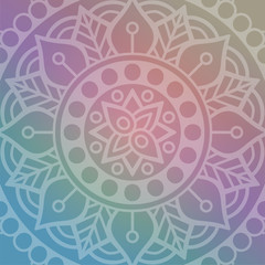 Colorful rainbow pattern vector design.