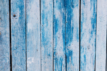 Fototapeta na wymiar blue vintage rustic wooden background