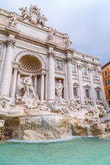 Naklejka na ściany i meble Trevi Fountain or Fontana di Trevi at Piazza Trevi, Rome