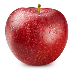 Red apple isolated on white