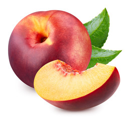 Peach isolated Clipping Path