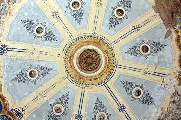 Old historic baroque abandoned building -  Baile Herculane Casino - dereliction 