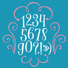 Obraz premium Decorative vector figures