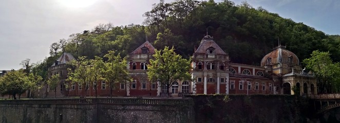   Imperial austiac baths Herculane - Old historic baroque abandoned building -  dereliction - Old...