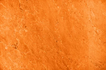 Foto op Aluminium Close up of abstract turmeric orange toned granite stone texture with high resolution. For background, textures, product designs, albums, cards and invitations, catalogs © Aleksandra Konoplya