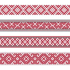 Russian old embroidery and patterns