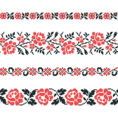 Ukrainian old embroidery and patterns