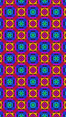 Fototapeta na wymiar Ornate geometric pattern and abstract multicolored background