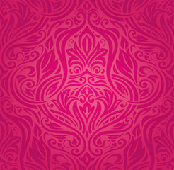 Red Retro vector pattern wallpaper background
