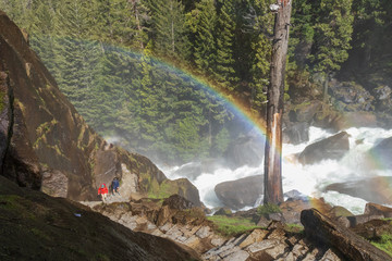 Rainbow over Vernal Falls, Yosemite National Park, California