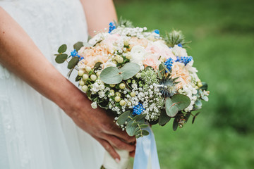 beautiful bridal flower bouquet 