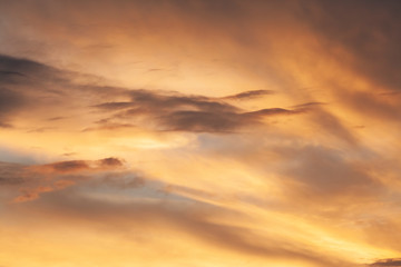 colorful evening sky