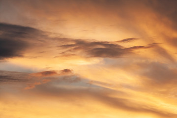 colorful evening sky