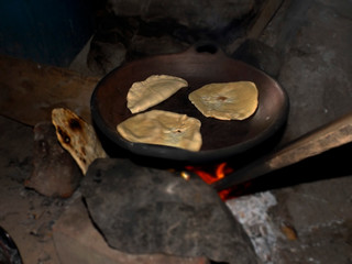 Tortillas artesanales a leña