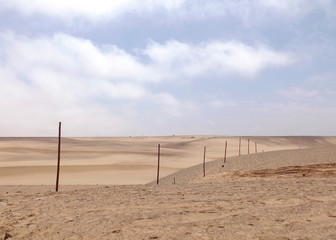 Paisaje desierto arena