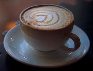 Cup of coffee close up copy
