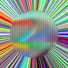 Colorful abstract halftone pattern background. Extra large design element.