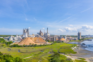 Fototapeta na wymiar Paper Mill In Northeast Florida