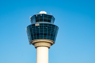 Fototapeta na wymiar Air Traffic Control Tower of Athens International Airport