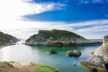 big rocks in the sea, nature landscape