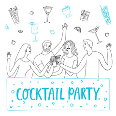 People drinking at the bar