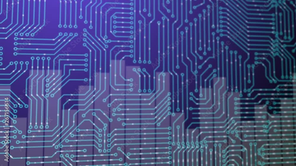 Poster hud line futuristic. background with streaming data.