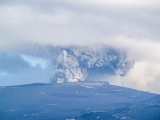 Eyjafjallajokull volcano, Iceland