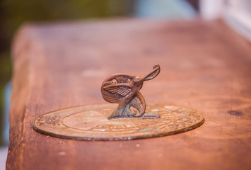 old metal handmade decor 