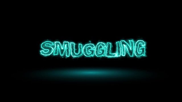 Smuggling, fiery letters