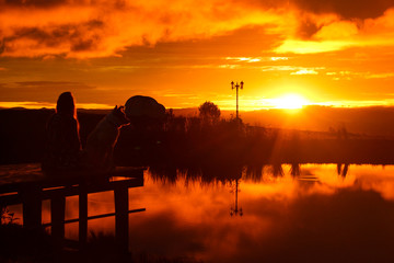Fototapeta premium Sunset