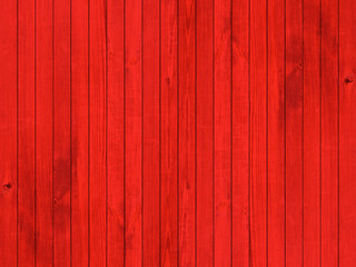 Background red wooden planks board texture.