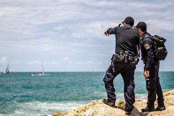 Police keep order at Israel’s Independence Day