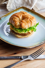 Sausage Egg Cheese Croissant