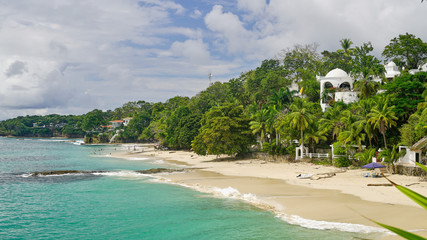 The sunny Contadora coast, archipelago Las Perlas, Panama