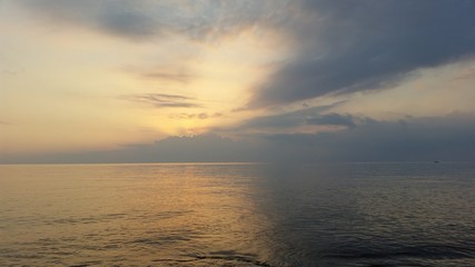 The beautiful natural sea landscape