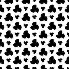Fototapeta premium Black and white decorative element. Strong structure