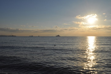 The beautiful natural sea landscape