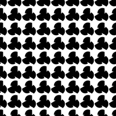 Black and white decorative element. Strong structure