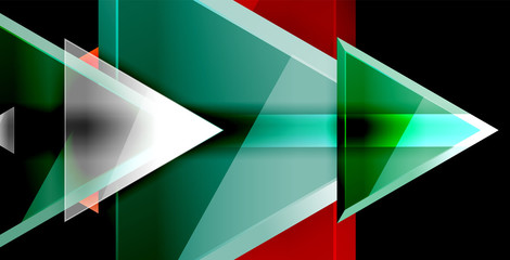 Triangle abstract background