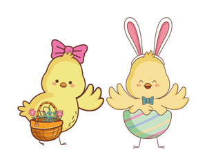 Happy farm animals cartoon