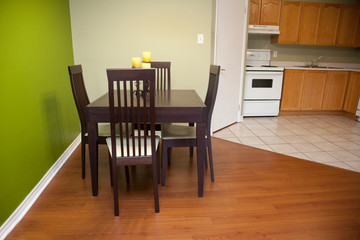  Empty kitchen at home