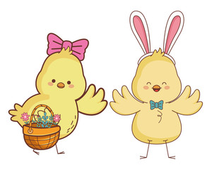 Happy farm animals cartoon