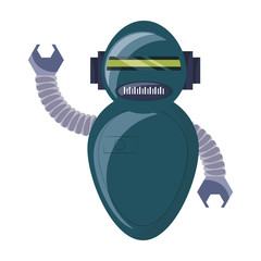 cartoon robot icon