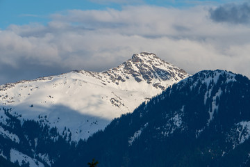 Obraz premium Berggipfel mit Schnee