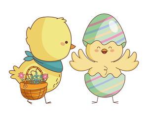 Happy farm animals cartoon